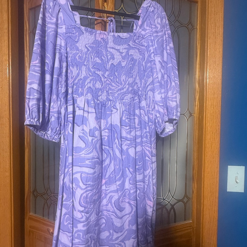 Purple Swirl Women's Dress